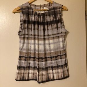 Calvin Klein sleeveless top. Size large.